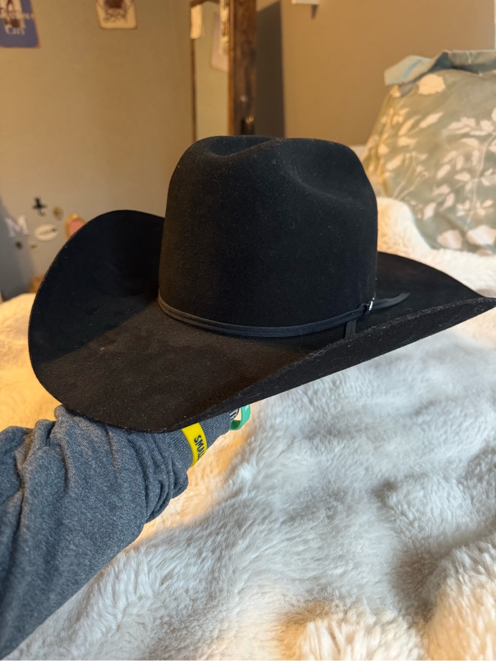 Black Western Felt Cowboy Hat